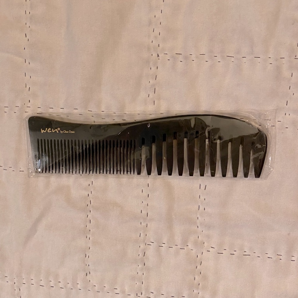Wen by Chaz Dean Black Sawtooth Signature Comb NEW